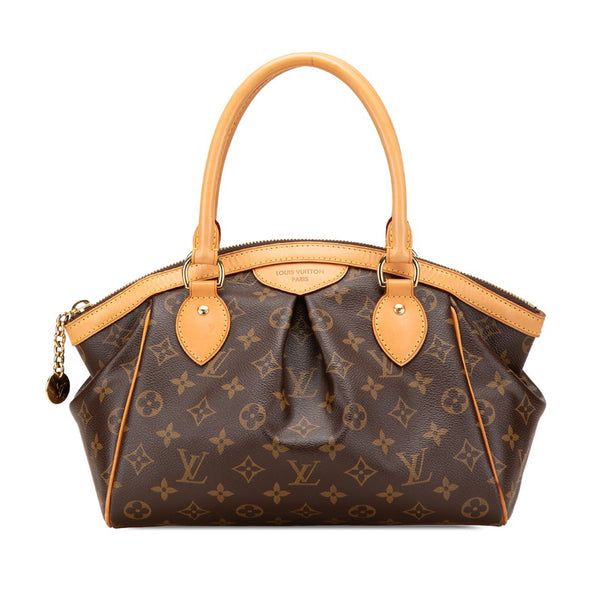 ルイ ヴィトン モノグラム ティヴォリPM ハンドバッグ M40143 ブラウン PVC レザー レディース LOUIS VUITTON 【中古】