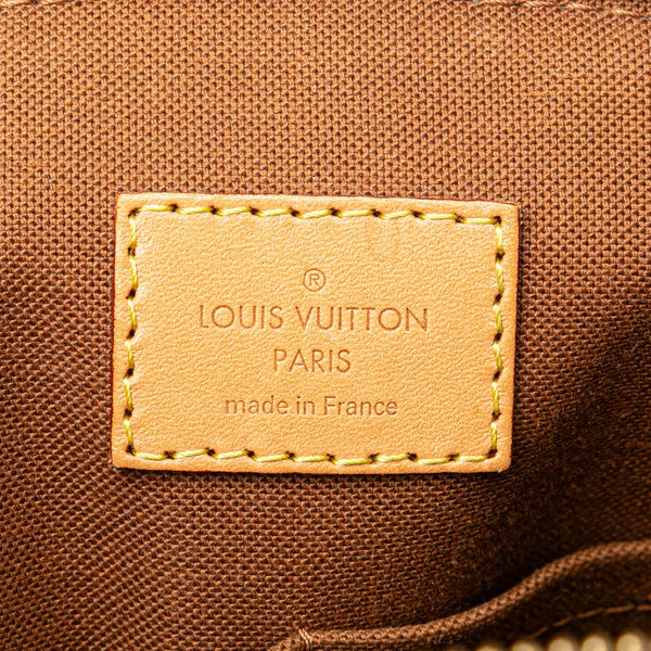 ルイ ヴィトン モノグラム ティヴォリPM ハンドバッグ M40143 ブラウン PVC レザー レディース LOUIS VUITTON 【中古】