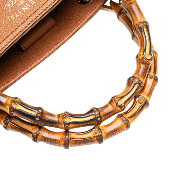 グッチ バンブー ハンドバッグ ショルダーバッグ 2WAY 336032 ブラウン レザー レディース GUCCI 【中古】
