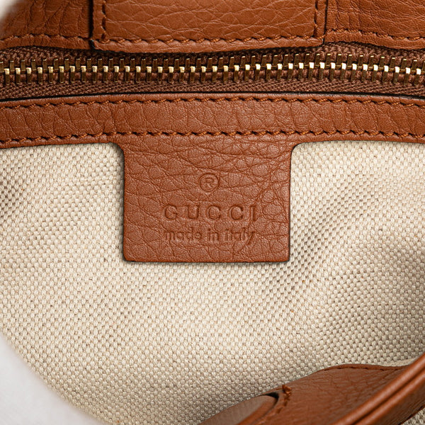 グッチ バンブー ハンドバッグ ショルダーバッグ 2WAY 336032 ブラウン レザー レディース GUCCI 【中古】