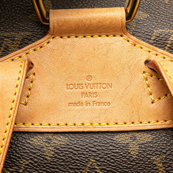 ルイ ヴィトン モノグラム モンスリMM リュック バックパック M51136 ブラウン PVC レザー レディース LOUIS VUITTON 【中古】