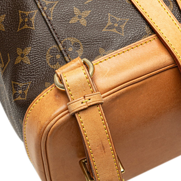 ルイ ヴィトン モノグラム モンスリMM リュック バックパック M51136 ブラウン PVC レザー レディース LOUIS VUITTON 【中古】