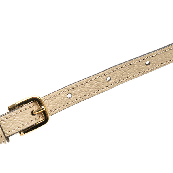 グッチ GGスプリーム ホースビット 1955 斜め掛け ミニショルダーバッグ 699296 グレー PVC レザー レディース GUCCI 【中古】