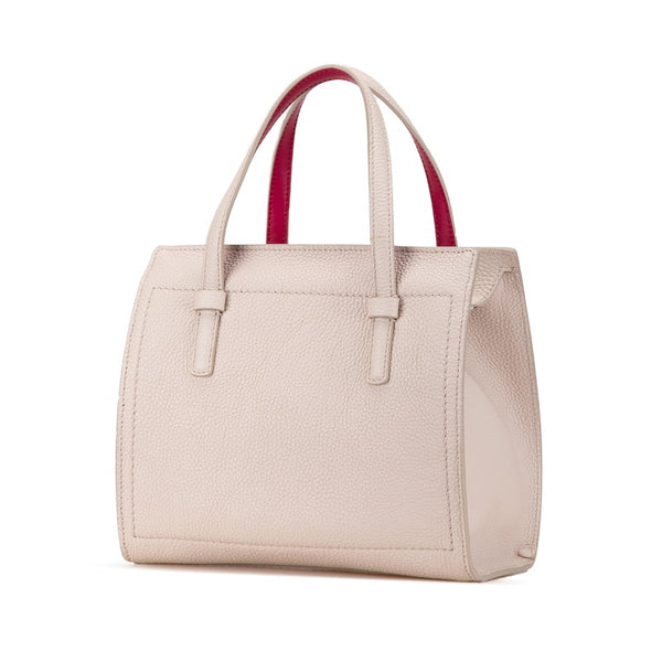 サルヴァトーレフェラガモ ガンチーニ エイミー ハンドバッグ ショルダーバッグ 2WAY EE-21 F478 ベージュ ピンク レザー レディース Salvatore Ferragamo 【中古】