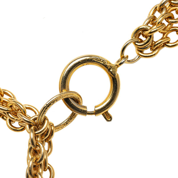 シャネル マトラッセ モチーフ チェーン ベルト ゴールド メッキ レディース CHANEL 【中古】