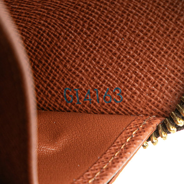 ルイ ヴィトン モノグラム ジッピーウォレット ラウンドファスナー 長財布 M60017 ブラウン PVC レザー レディース LOUIS VUITTON 【中古】