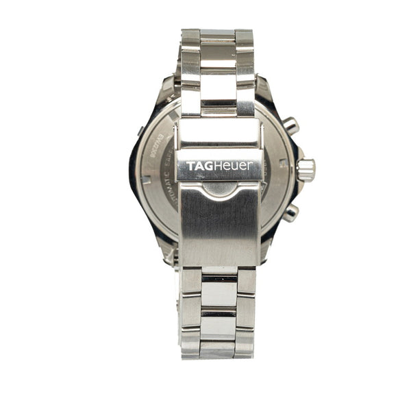 タグホイヤー アクアレーサー 腕時計 CAF2112 自動巻き ネイビー文字盤 ステンレススチール メンズ TAG HEUER 【中古】