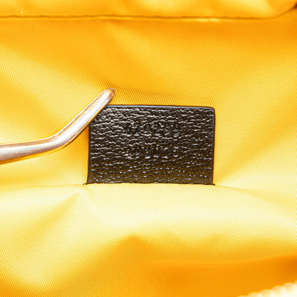 グッチ GGナイロン オフ ザ グリッド ショルダーバッグ  ビジネスバッグ 2WAY 674299 イエロー ブラック ナイロン レザー メンズ GUCCI 【中古】