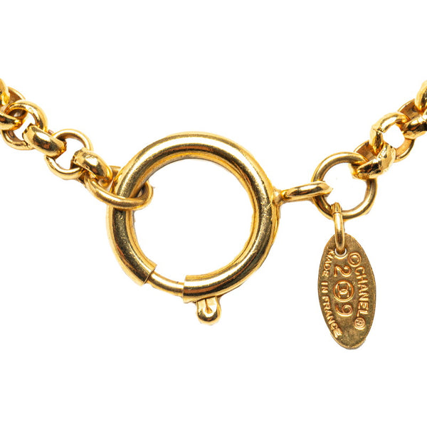 シャネル ココマーク ネックレス ゴールド メッキ レディース CHANEL 【中古】