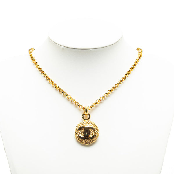 シャネル ココマーク ネックレス ゴールド メッキ レディース CHANEL 【中古】