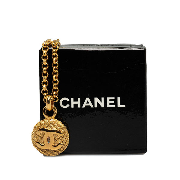 シャネル ココマーク ネックレス ゴールド メッキ レディース CHANEL 【中古】