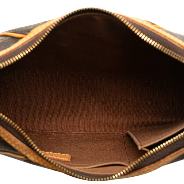ルイ ヴィトン モノグラム テムズPM ショルダーバッグ M56384 ブラウン PVC レザー レディース LOUIS VUITTON 【中古】