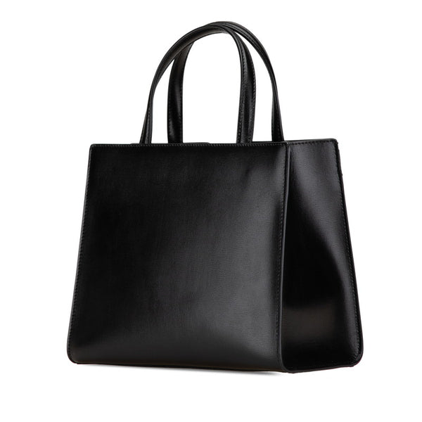 サルヴァトーレフェラガモ ヴァラリボン ハンドバッグ ショルダーバッグ 2WAY AU-21-1290 ブラック レザー レディース Salvatore Ferragamo 【中古】