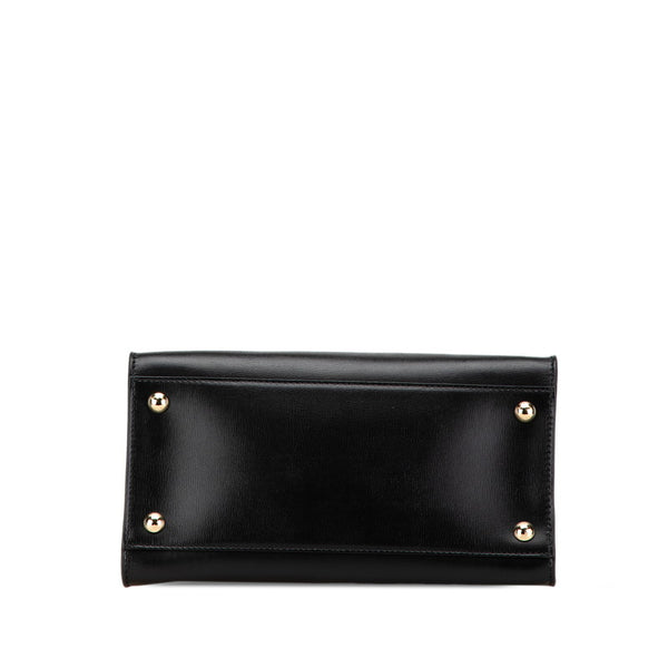 サルヴァトーレフェラガモ ヴァラリボン ハンドバッグ ショルダーバッグ 2WAY AU-21-1290 ブラック レザー レディース Salvatore Ferragamo 【中古】