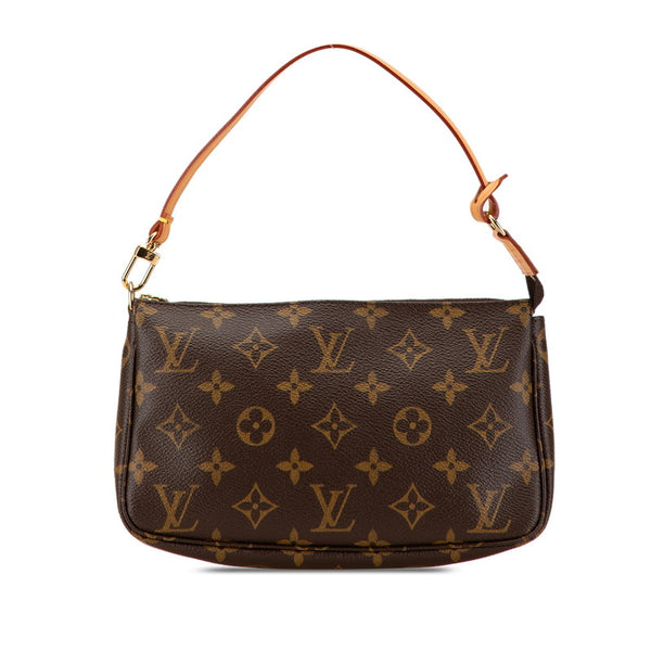 ルイ ヴィトン モノグラム ポシェット アクセソワール ハンドバッグ M51980 ブラウン PVC レザー レディース LOUIS VUITTON 【中古】