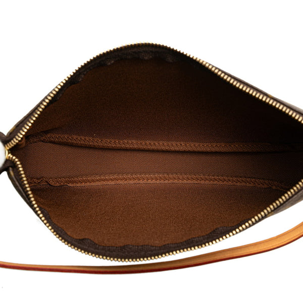 ルイ ヴィトン モノグラム ポシェット アクセソワール ハンドバッグ M51980 ブラウン PVC レザー レディース LOUIS VUITTON 【中古】