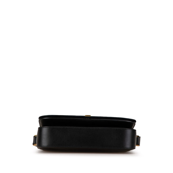 サンローラン ショルダーバッグ ブラック レザー レディース SAINT LAURENT 【中古】