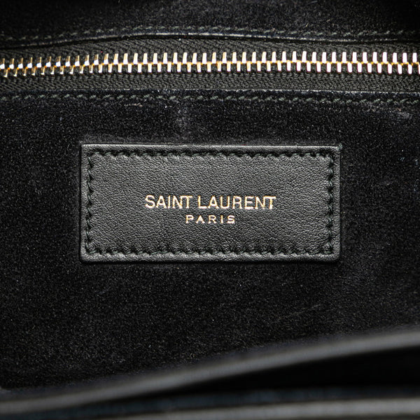 サンローラン ショルダーバッグ ブラック レザー レディース SAINT LAURENT 【中古】