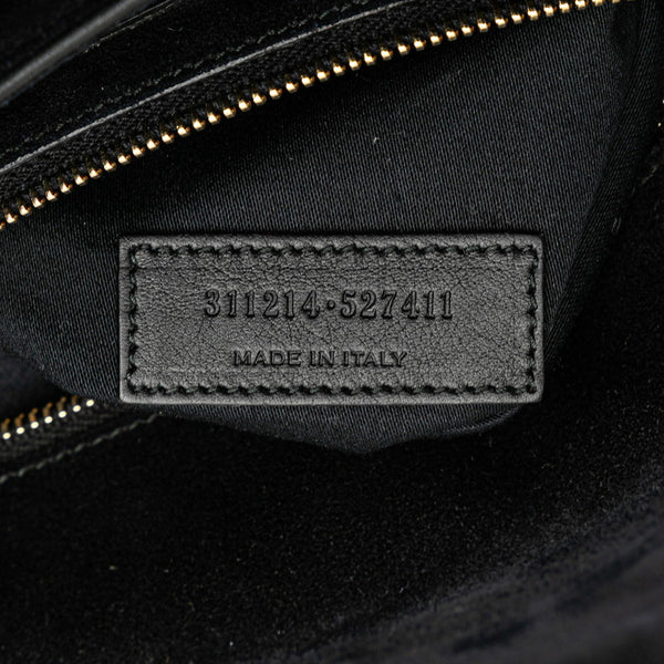 サンローラン ショルダーバッグ ブラック レザー レディース SAINT LAURENT 【中古】