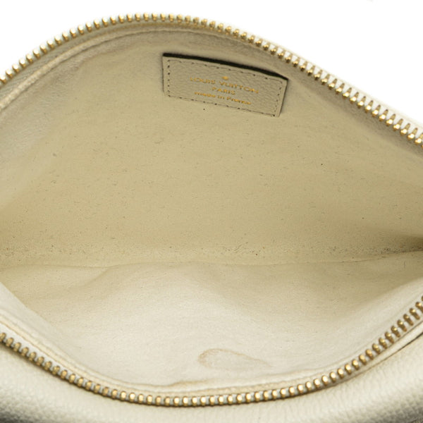 ルイ ヴィトン モノグラム アンプラント トワイス ショルダーバッグ M50882 ネージュ ホワイト レザー レディース LOUIS VUITTON 【中古】