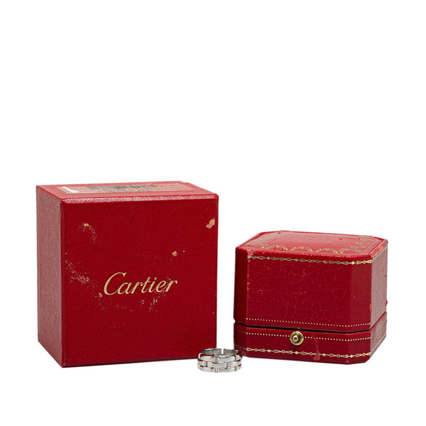 カルティエ マイヨンパンテール リング 指輪 #51 K18WG ホワイトゴールド レディース CARTIER 【中古】