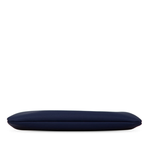 エルメス トゥルース フラット ネオバンMM ポーチ ネイビー ポリアミド レディース HERMES 【中古】