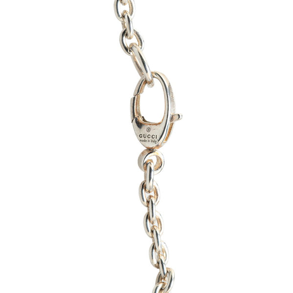 グッチ インターロッキングG ネックレス SV925 シルバー レディース GUCCI 【中古】