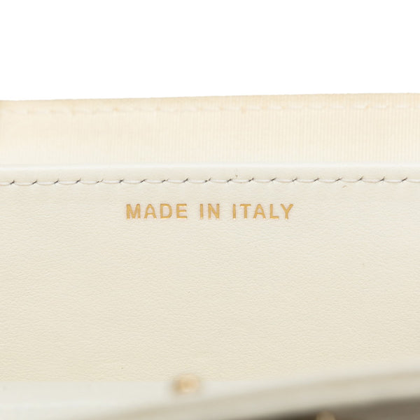 シャネル ココマーク ボーイシャネル ショルダーバッグ ミニチェーンウォレット AP2206 ホワイト ゴールド マットキャビアスキン レディース CHANEL 【中古】