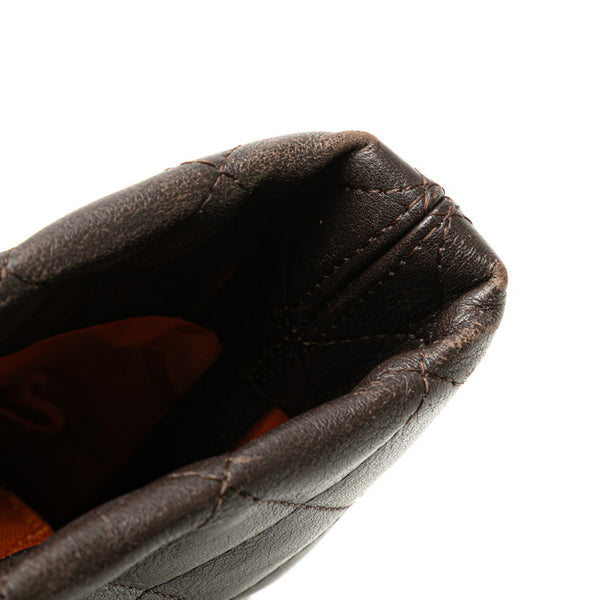 シャネル カンボンライン ハンドバッグ トートバッグ ブラウン ベージュ ラムスキン レディース CHANEL 【中古】