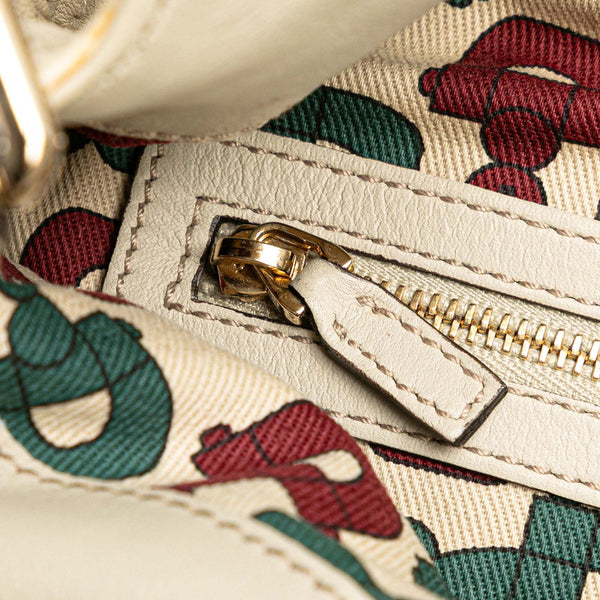 グッチ グッチシマ ヒステリア ハンドバッグ ワンショルダーバッグ 2WAY 197016 ベージュ レザー レディース GUCCI 【中古】