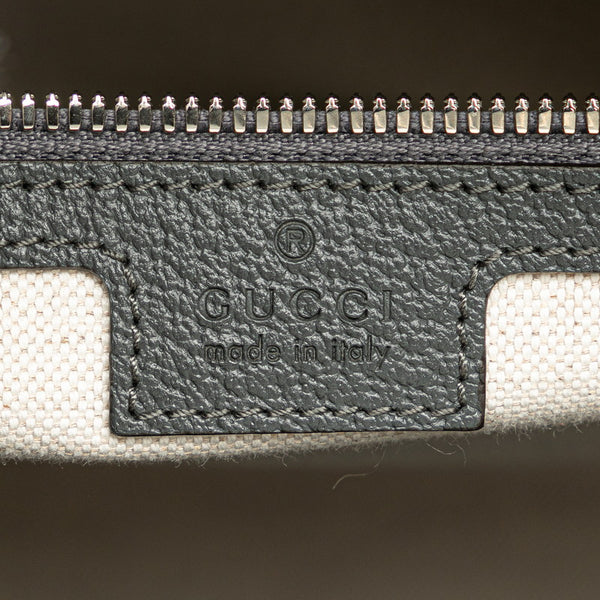 グッチ GGスプリーム オフィディア ミディアム ハンドバッグ ショルダーバッグ 2WAY 731793 グレー PVC レザー レディース GUCCI 【中古】