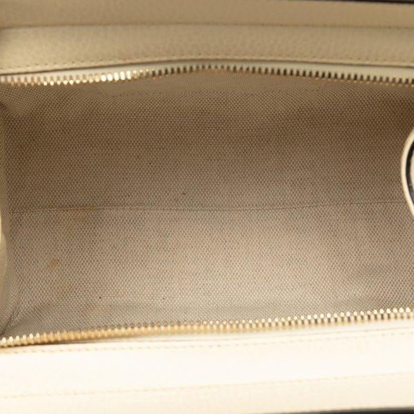 グッチ インターロッキングG ソーホー ハンドバッグ ショルダーバッグ 2WAY 607722 ベージュ レザー レディース GUCCI 【中古】