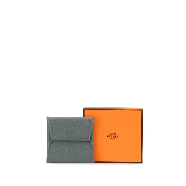 エルメス バスティア コインケース グレー系 エバーカラー レディース HERMES 【中古】