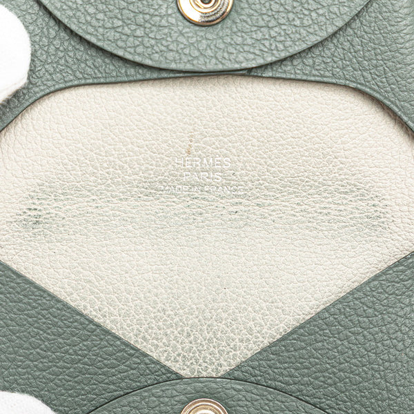 エルメス バスティア コインケース グレー系 エバーカラー レディース HERMES 【中古】