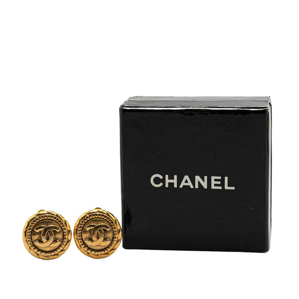 シャネル ヴィンテージ ココマーク イヤリング ゴールド メッキ レディース CHANEL 【中古】