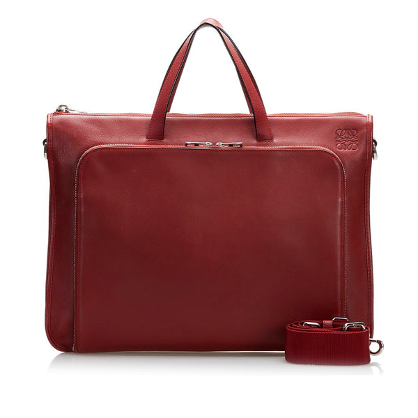 ロエベ ハンドバッグ ショルダーバッグ 2WAY レッド レザー レディース LOEWE 【中古】