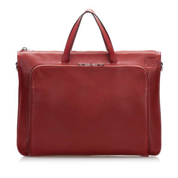 ロエベ ハンドバッグ ショルダーバッグ 2WAY レッド レザー レディース LOEWE 【中古】