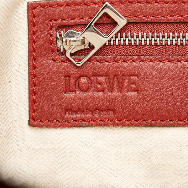 ロエベ ハンドバッグ ショルダーバッグ 2WAY レッド レザー レディース LOEWE 【中古】