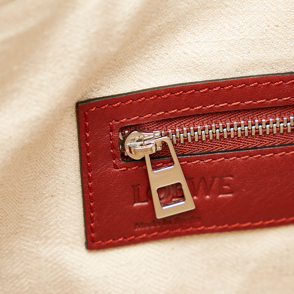 ロエベ ハンドバッグ ショルダーバッグ 2WAY レッド レザー レディース LOEWE 【中古】