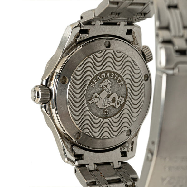 オメガ シーマスター プロフェッショナル 300 腕時計 2562.80 クオーツ ブラック文字盤 ステンレススチール レディース OMEGA 【中古】