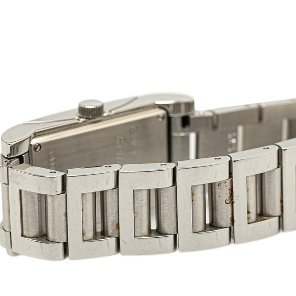 ブルガリ レッタンゴロ 腕時計 RT39S クオーツ ホワイト文字盤 ステンレススチール レディース BVLGARI 【中古】