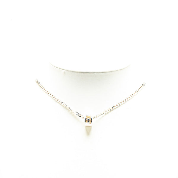 グッチ カットアウト Gリング ネックレス SV925 シルバー レディース GUCCI 【中古】