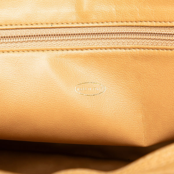 シャネル トリプルココマーク チェーン トートバッグ ショルダーバッグ ベージュ キャビアスキン レディース CHANEL 【中古】