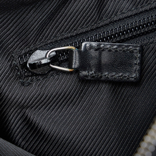 グッチ GGキャンバス 斜め掛け ショルダーバッグ 101682 ブラック キャンバス レザー レディース GUCCI 【中古】