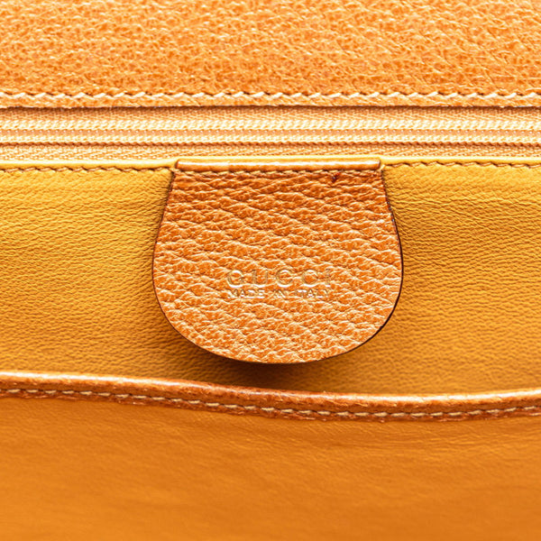 グッチ バンブー トップハンドル ハンドバッグ ショルダーバッグ 2WAY 000 1951 0633 ブラウン レザー レディース GUCCI 【中古】