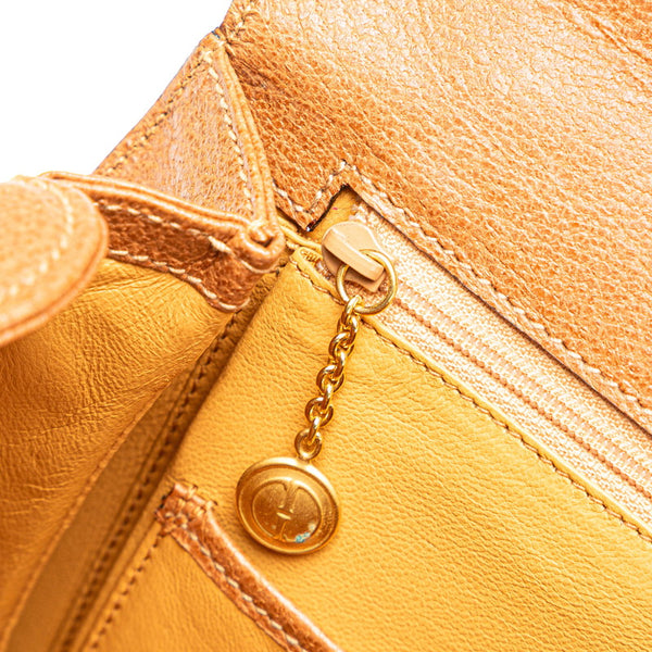 グッチ バンブー トップハンドル ハンドバッグ ショルダーバッグ 2WAY 000 1951 0633 ブラウン レザー レディース GUCCI 【中古】