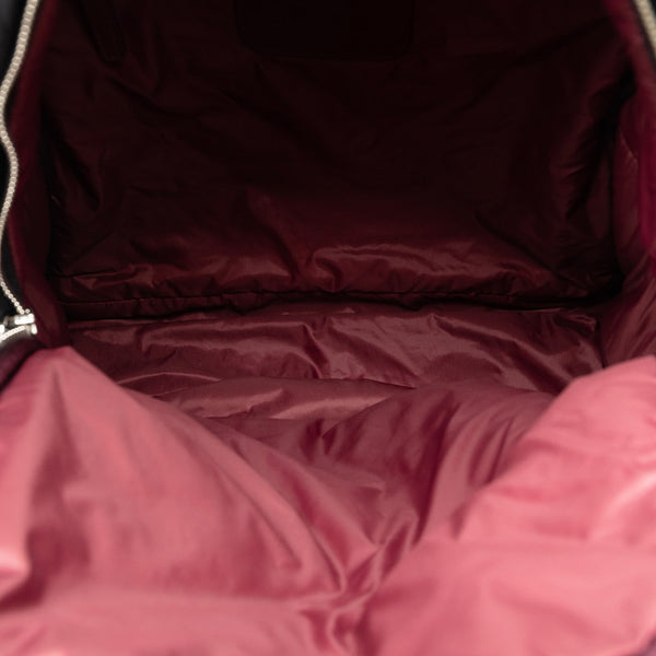 シャネル ココマーク コココクーン リュック バックパック A92559 ブラック ナイロン レザー レディース CHANEL 【中古】