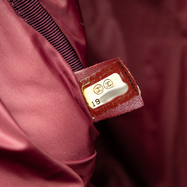 シャネル ココマーク コココクーン リュック バックパック A92559 ブラック ナイロン レザー レディース CHANEL 【中古】