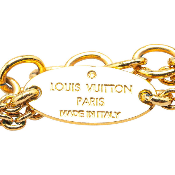 ルイ ヴィトン エセンシャルＶ ネックレス M61083 ゴールド メッキ レディース LOUIS VUITTON 【中古】