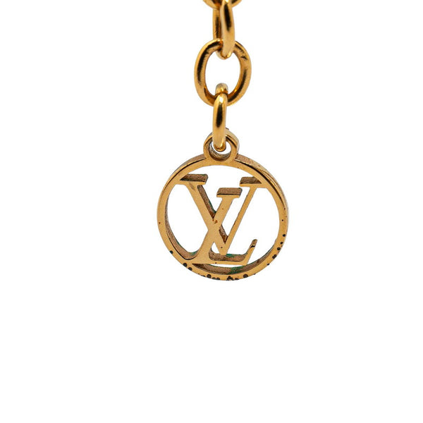 ルイ ヴィトン エセンシャルＶ ネックレス M61083 ゴールド メッキ レディース LOUIS VUITTON 【中古】